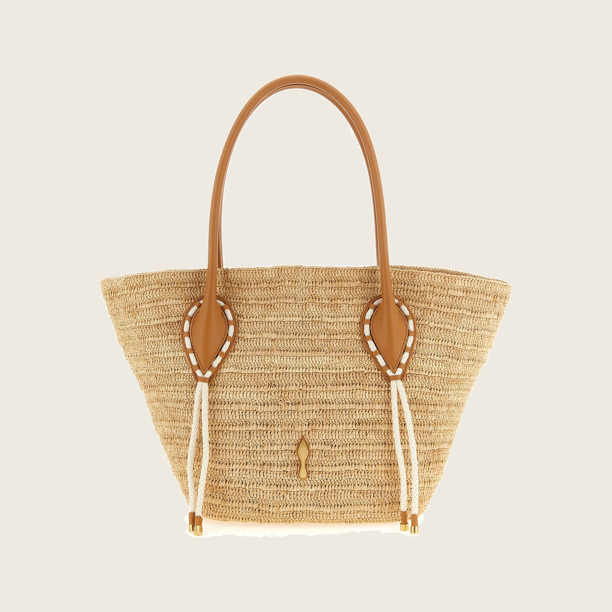 Cabas en raphia – Beige