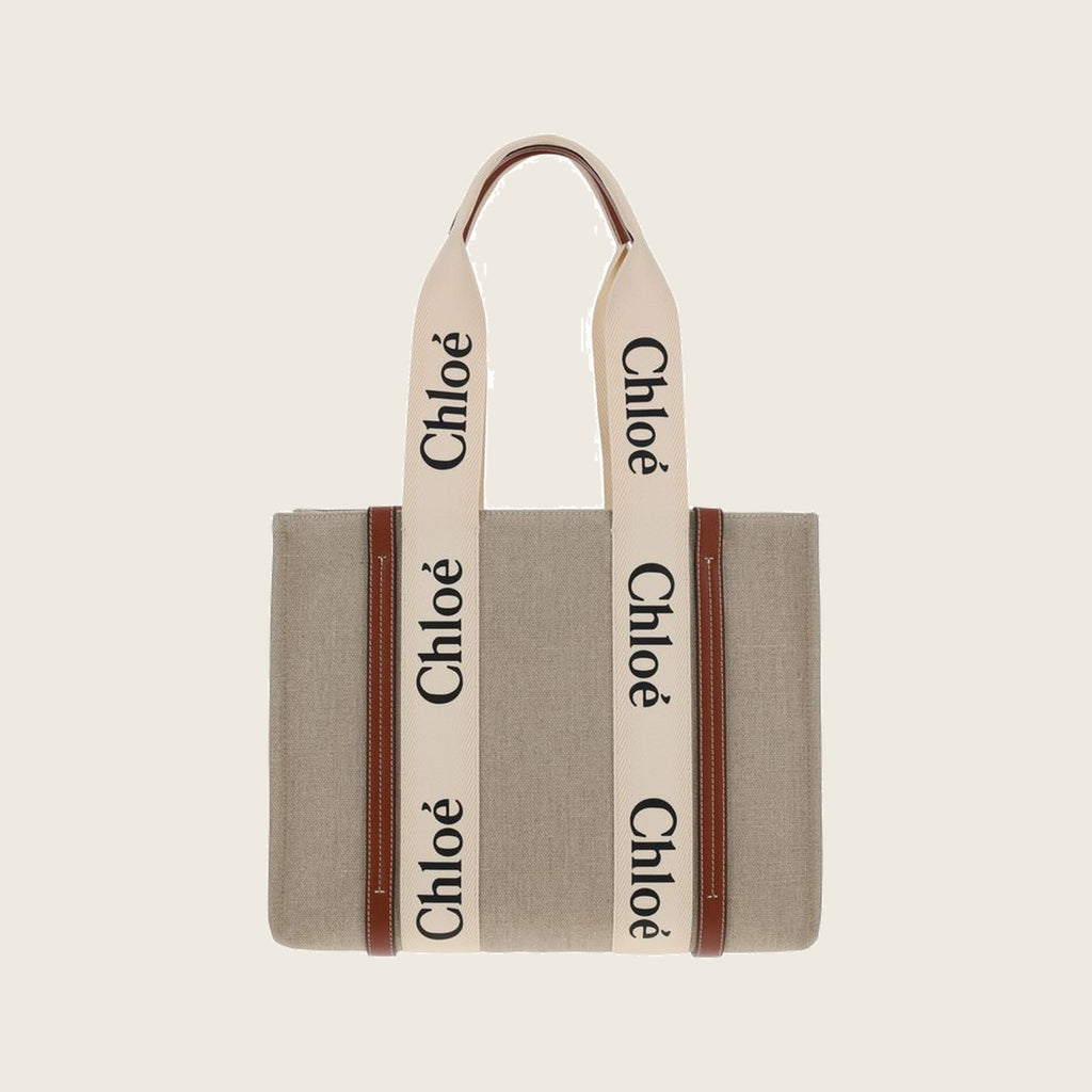 Sac à main en lin – Beige