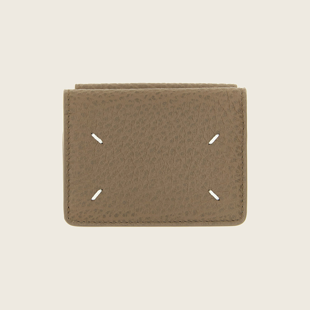 Portefeuille en cuir – Gris