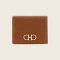 Gancini Card Holder – Brown