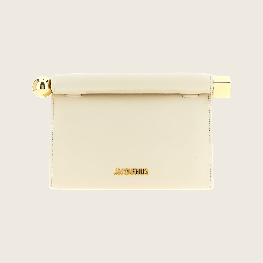 Le Sac Rond Clutch – Blanc