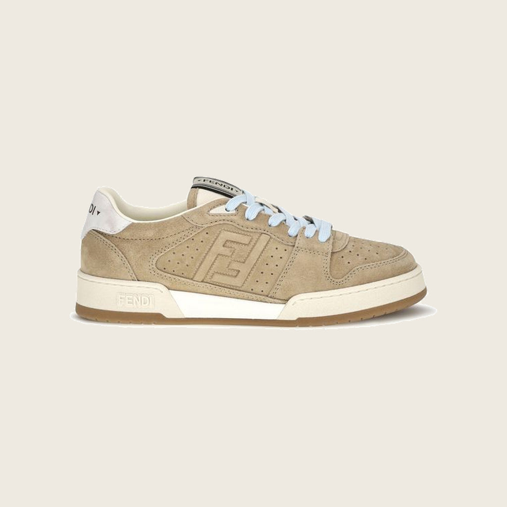 FF Leather Sneakers – Beige