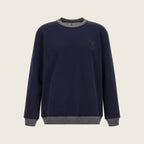 Sweat-shirt en coton – Bleu