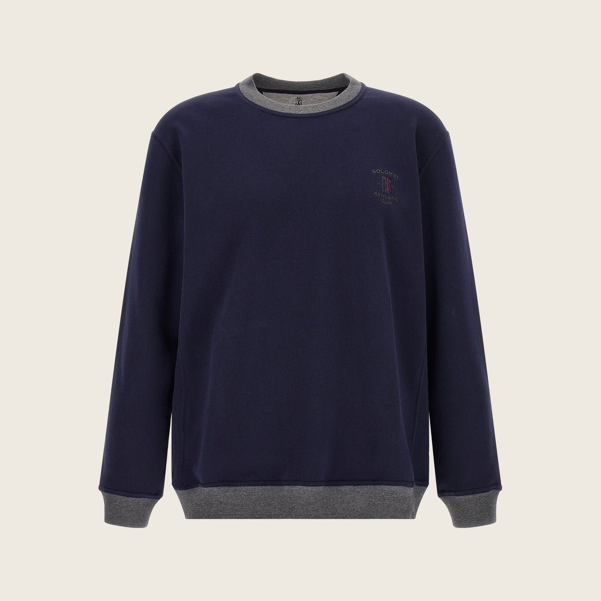 Sweat-shirt en coton – Bleu