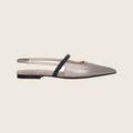 Ballerines en cuir – Beige