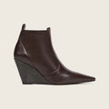 Leather Ankle Boots – Brown
