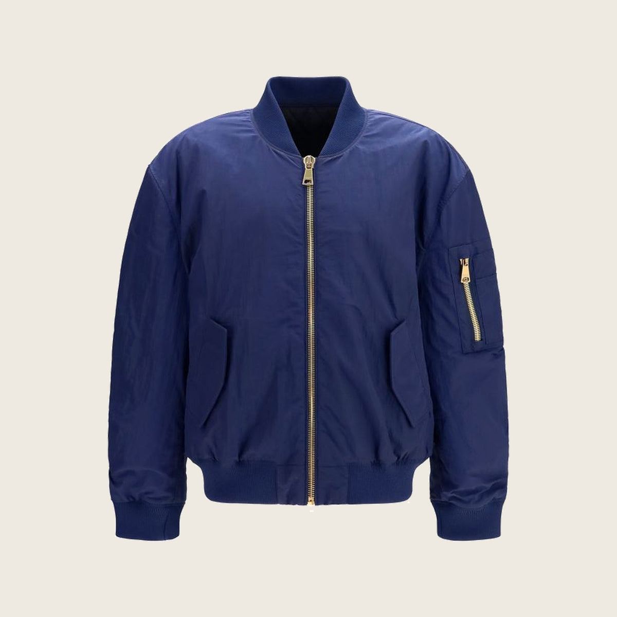 Veste en nylon – Bleue