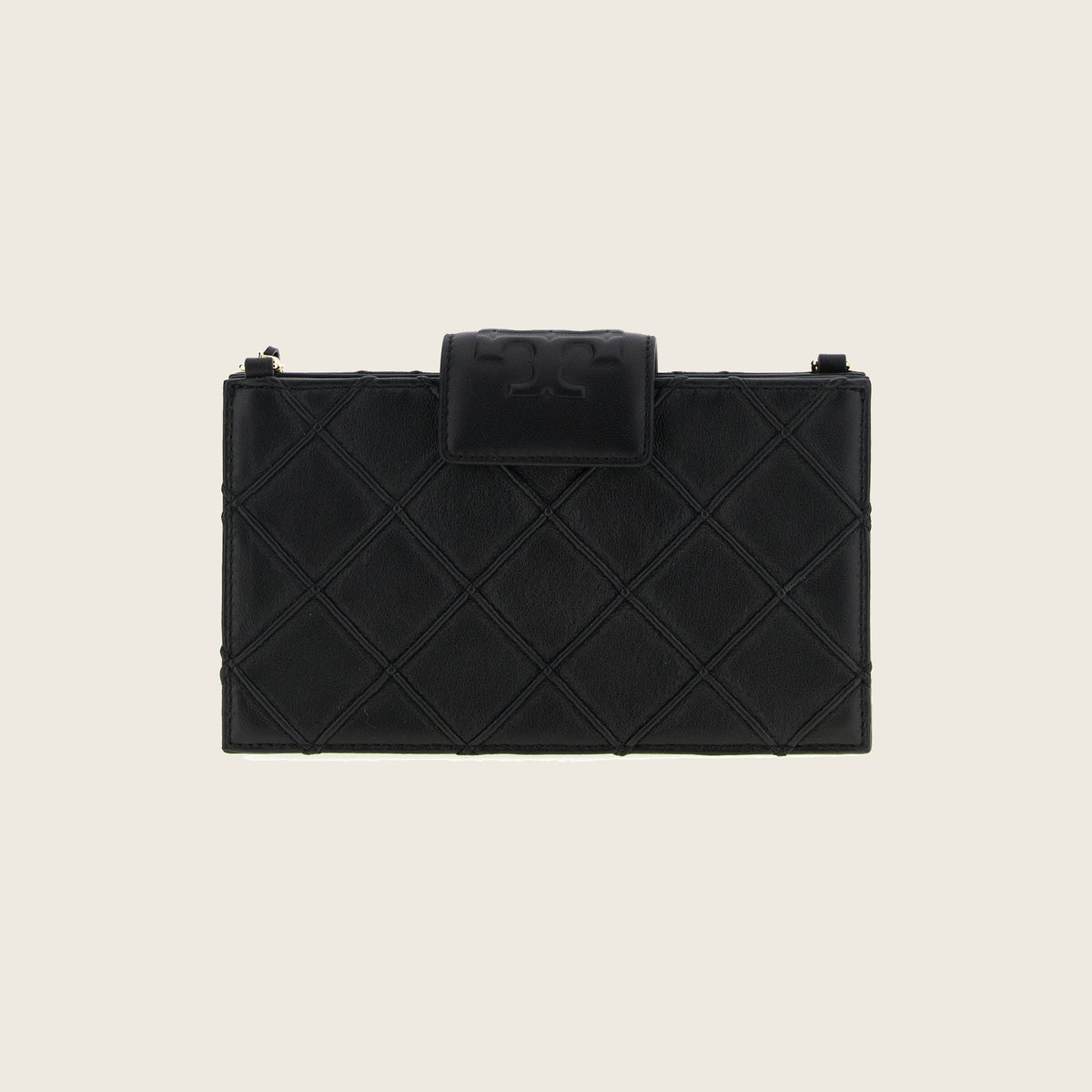 Porte-cartes en peau d'agneau – Noir