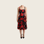 Sicily Silk Dress – Black