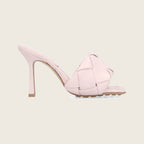 Mules en cuir – Multicolore