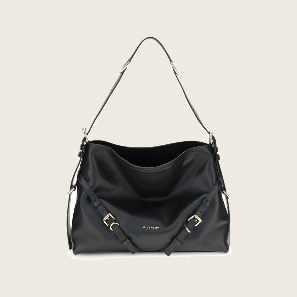 Voyou Leather Handbag – Black