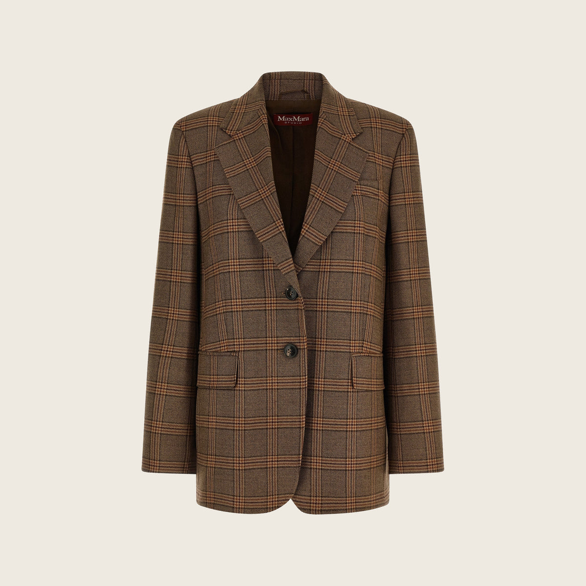 Blazer en laine – Marron