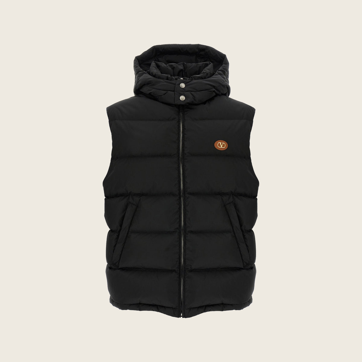 VLogo Nylon Jacket – Black