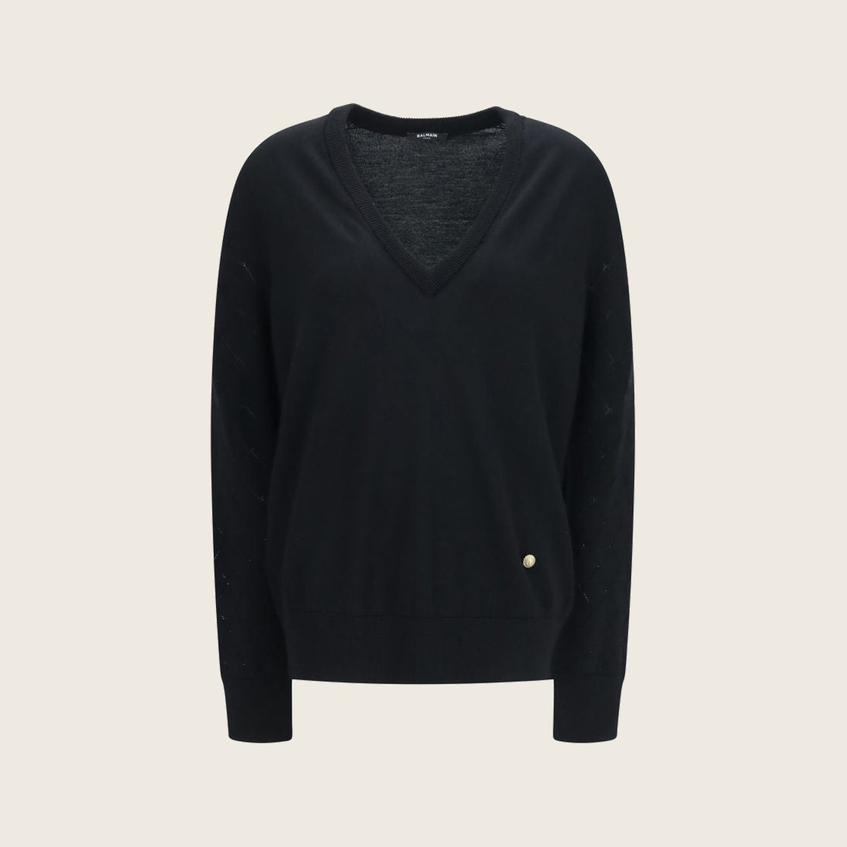 Wool Sweatshirt – Black