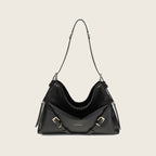 Sac à bandoulière en cuir – Noir