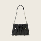 Leather Shoulder Bag – Black