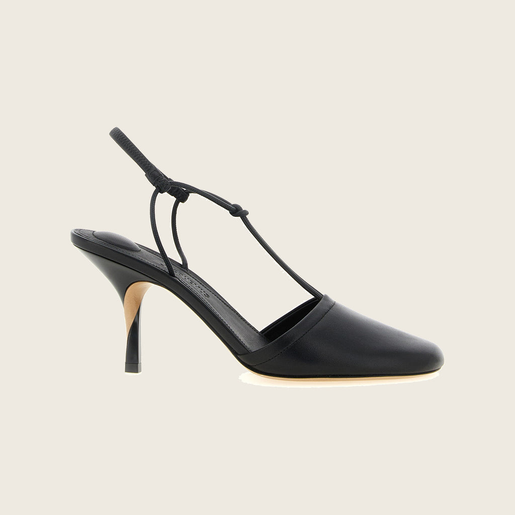 Escarpins en agneau – Noir