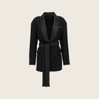 Viscose Blazer – Black