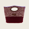 Wool Handbag – Burgundy