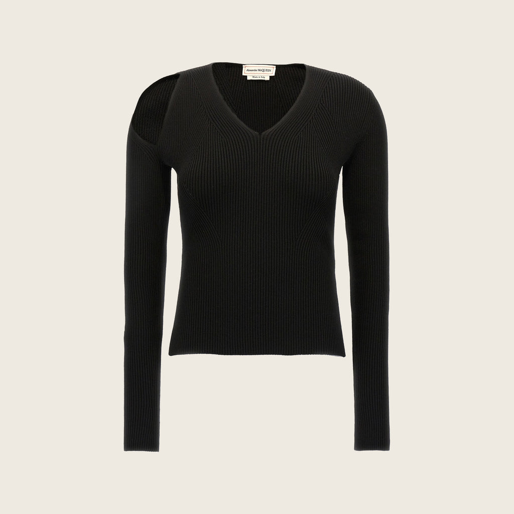 Gilet en laine – Noir