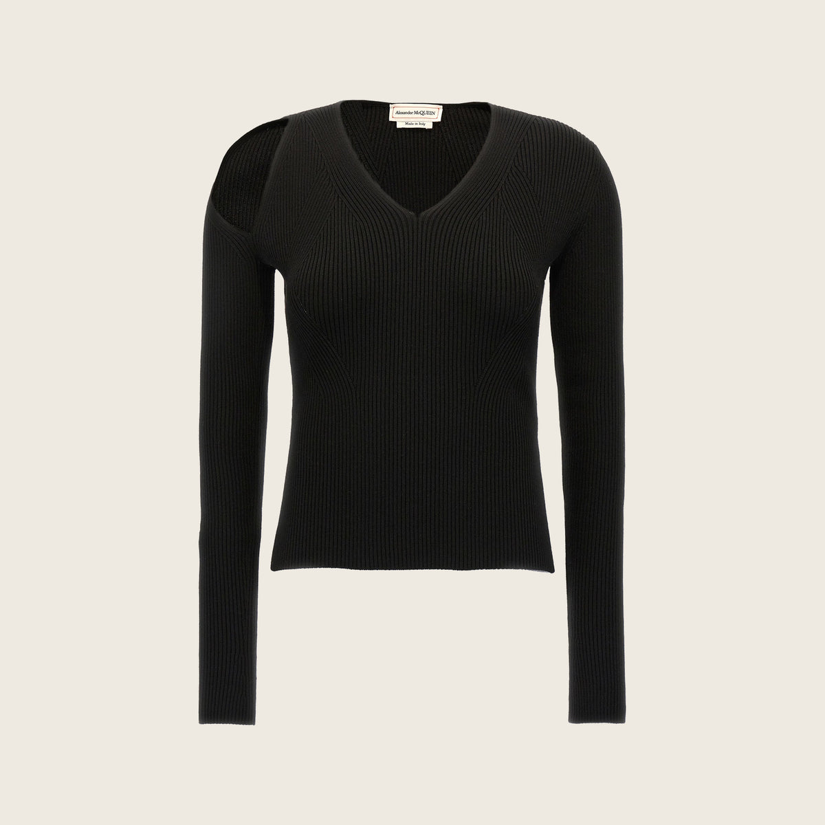 Wool Cardigan – Black
