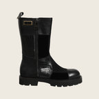 Bottes en cuir – Noir