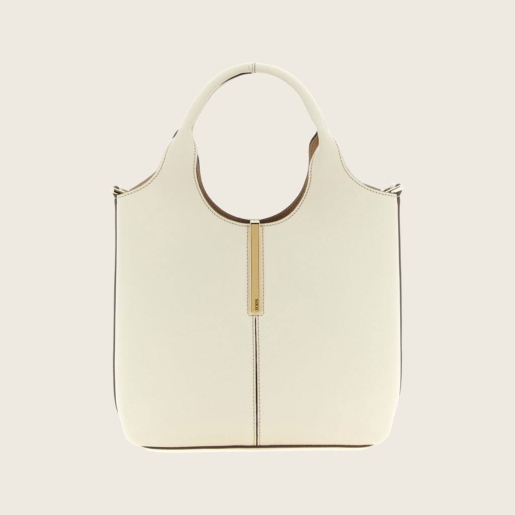 Sac cabas en cuir – Blanc