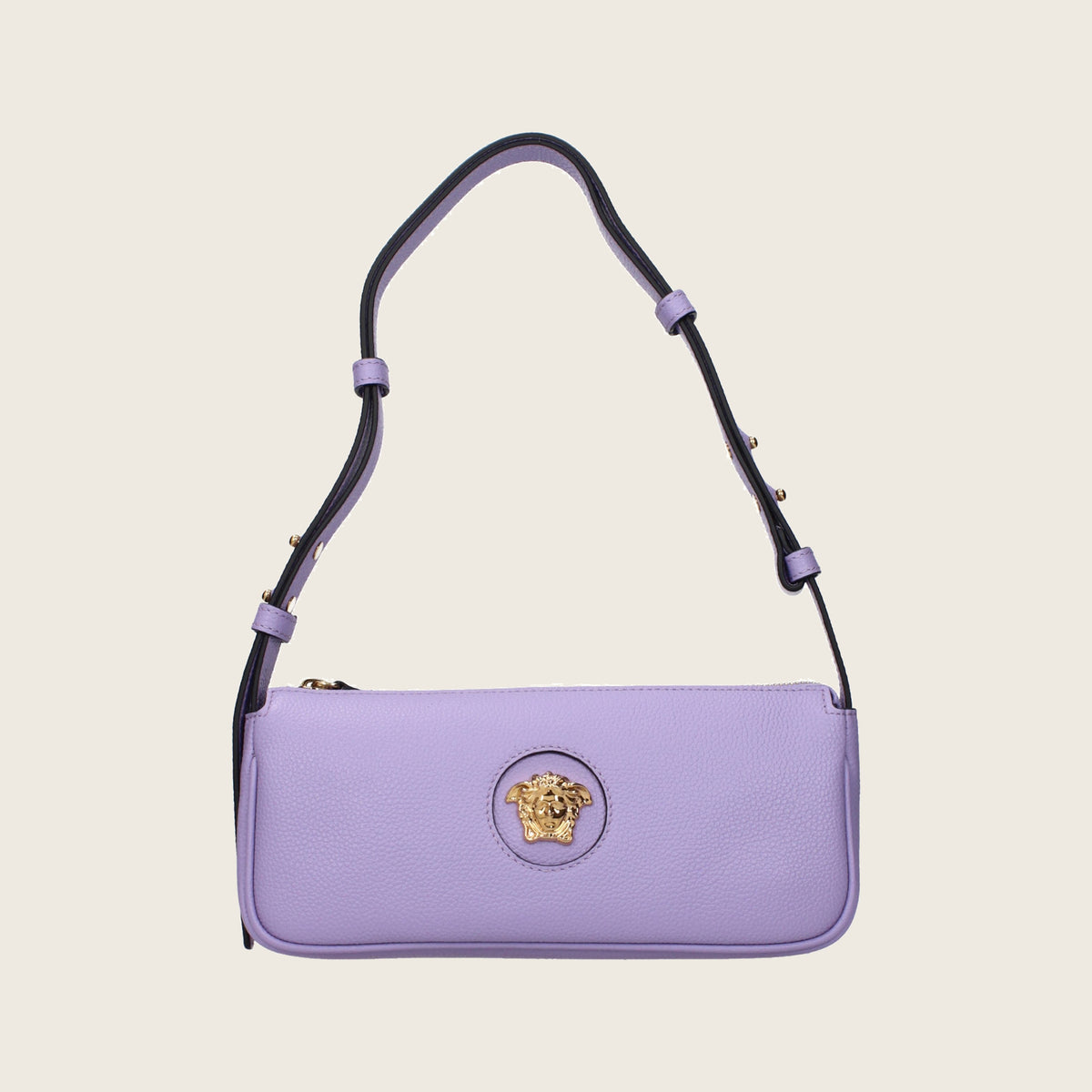 Sac bandoulière en cuir – Violet